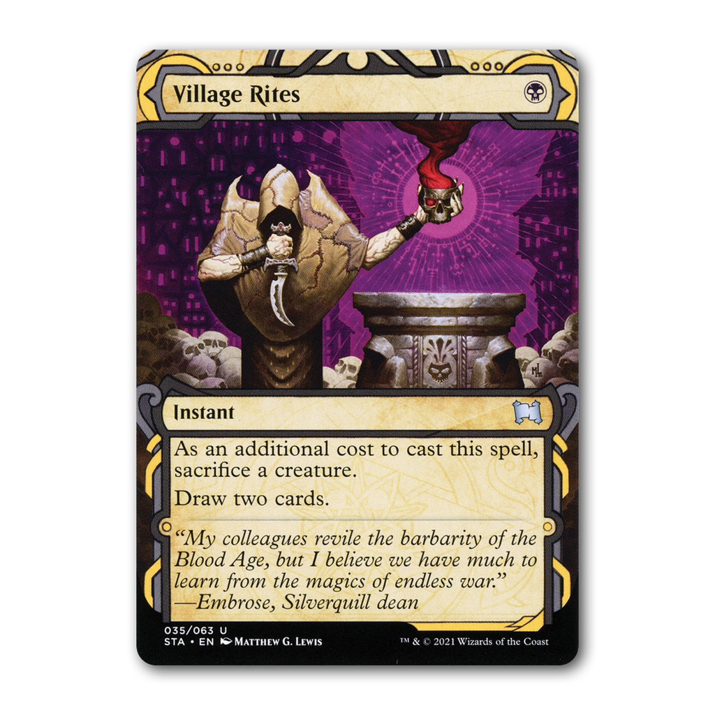 [MTG] Village Rites [STA] [Black] [Uncom] [Normal] [ENG] [2021] (Magic: The Gathering)