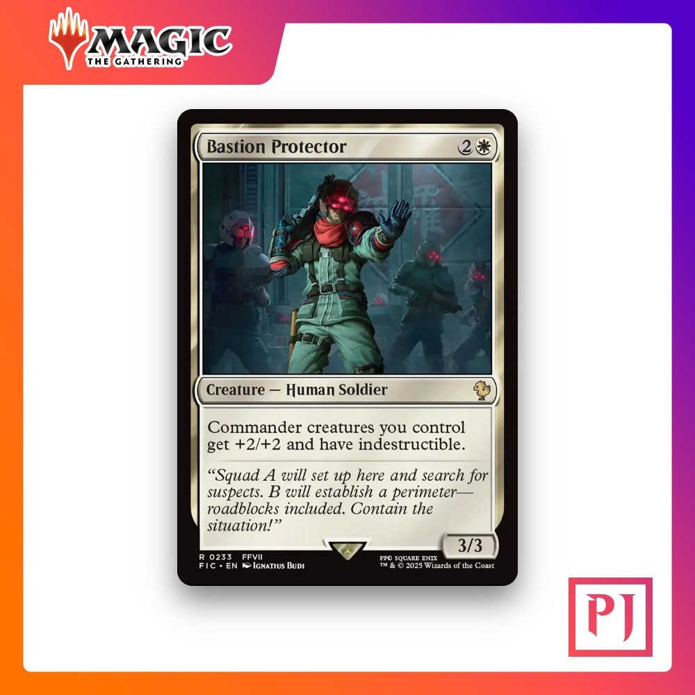 [MTG] Bastion Protector (#233) [FIC] [WHITE] [RARE] | Magic the Gathering