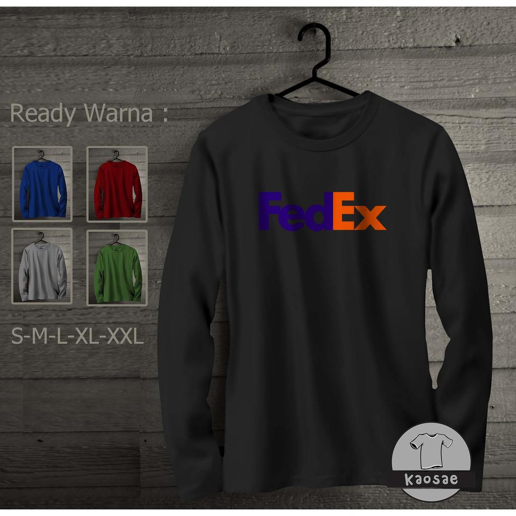 FedEx เสื้อยืดแขนยาว Distro T-Shirt