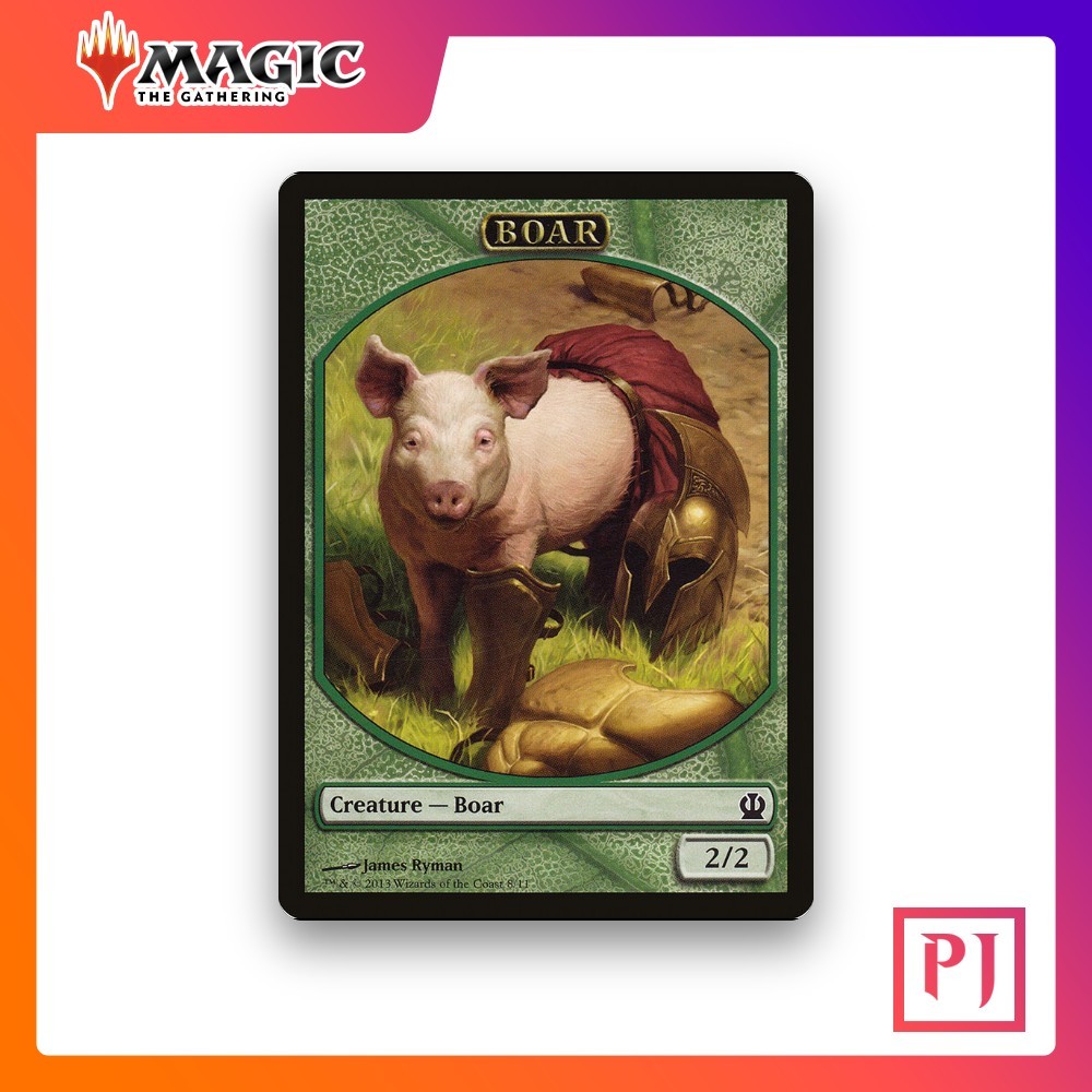[MTG] Boar (Token) (#8) [TTHS] [GREEN] [COMMON] | Magic the Gathering