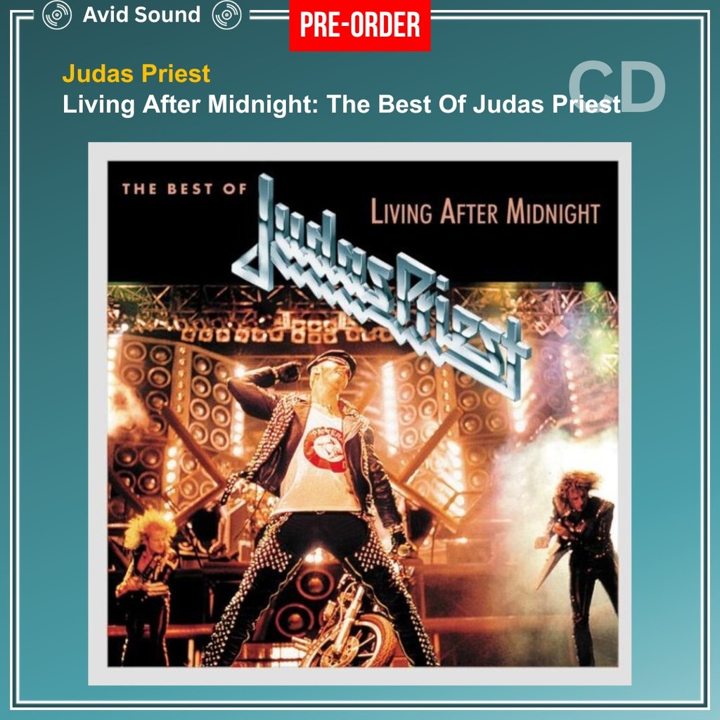 Pre-Order CD แผ่นซีดี Judas Priest Living After Midnight: The Best Of Judas Priest ใหม่ ซีล Judas Pr
