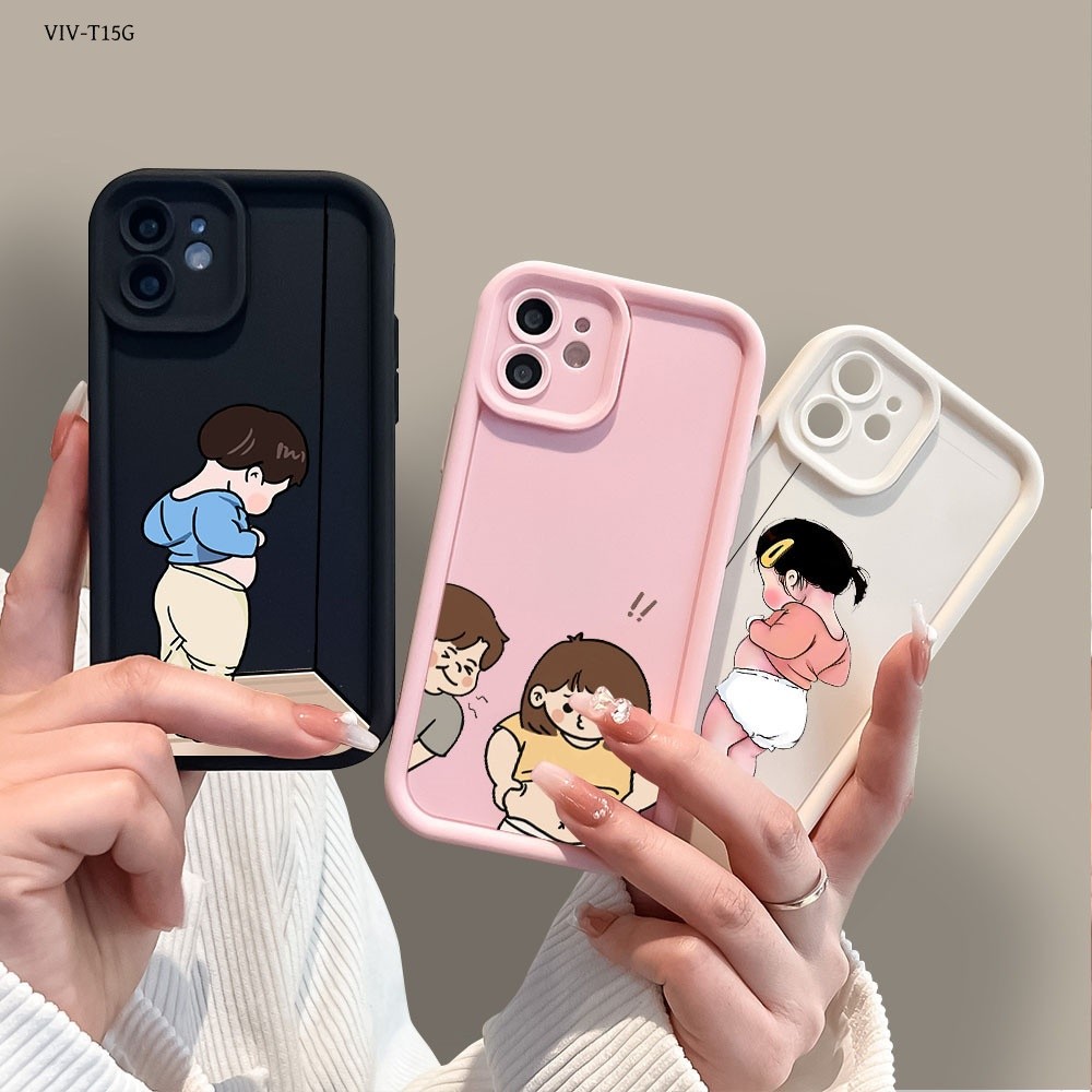 เคส For VIVO X200 T1 T1X Pro 5G เคสโทรศัพท์ เคสวีโว่ เคสนิ่ม Silicone Phone Case JS