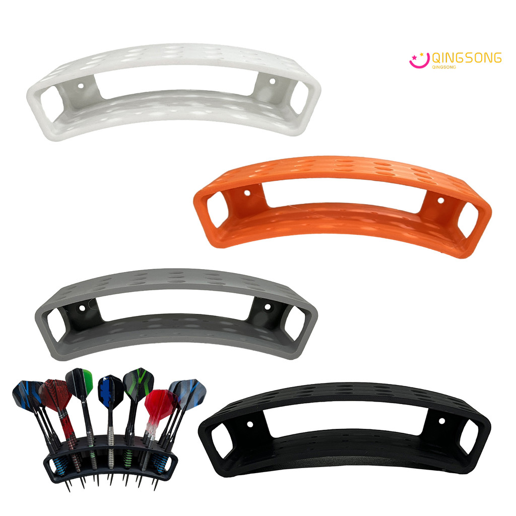 Qingsong Dart Holder Stand 3D พิมพ์ Wall Mount Dart Display Rack ถือ 21 เหล็กหรือปลายนุ่ม Dart พลาสต