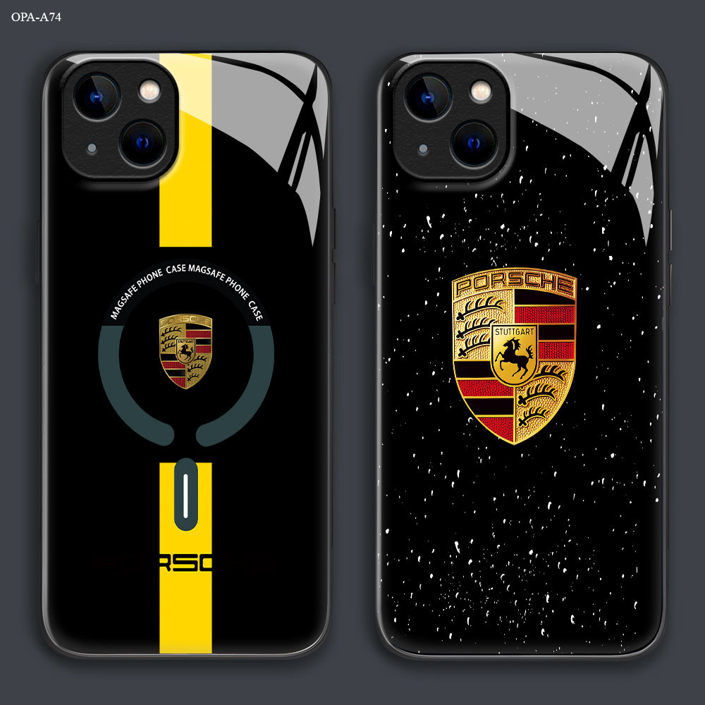 เคส For OPPO A98 A96 A95 A94 A93 A92 A91 A83 A79 A78 A77 A76 A74 4G 5G เคสโทรศัพท์ เคสออปโป้ Phone Glass Case BLK