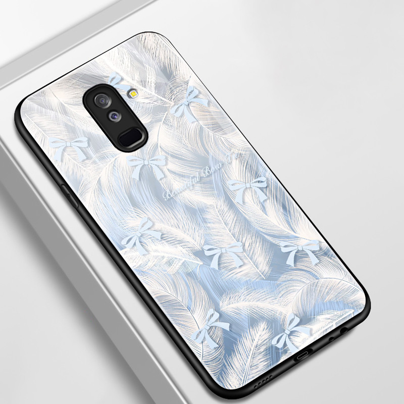 เคสสำหรับ Samsung A6+ 2018 J8 2018 J7 pro J6 Plus 2018 J6 Prime เคสโทรศัพท์เปลือกแก้ว