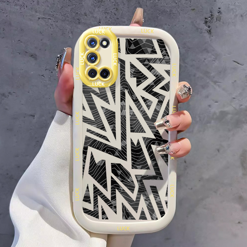 OPPO A52 A72 A92 Case แฟชั่นสร้างสรรค์