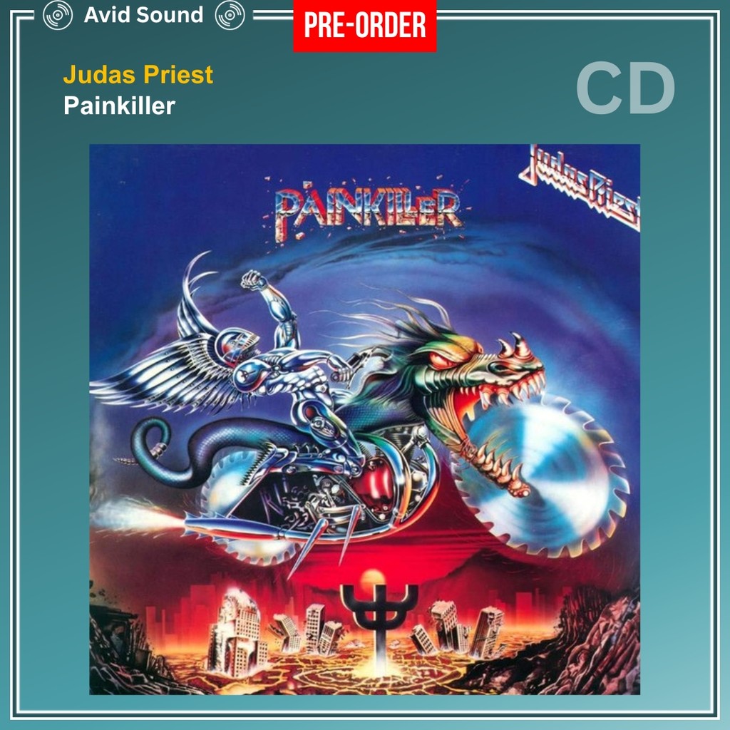 Pre-Order CD แผ่นซีดี Judas Priest Painkiller ใหม่ ซีล Judas Priest CD