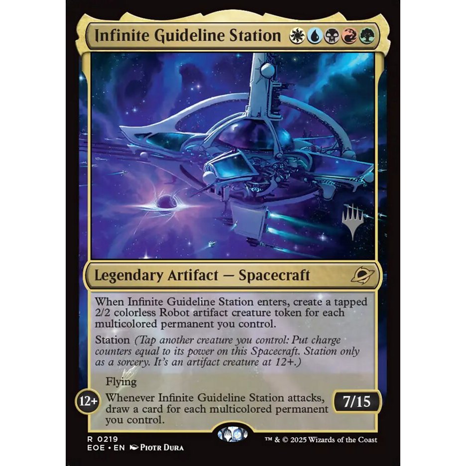 Infinite Guideline Station การ์ด Magic the Gathering [MTG] ของแท้