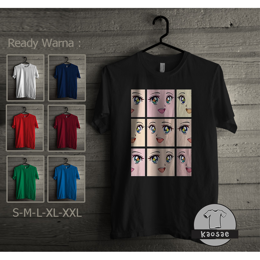 Kawaii Anime Girl เสื้อยืด Distro เสื้อยืด