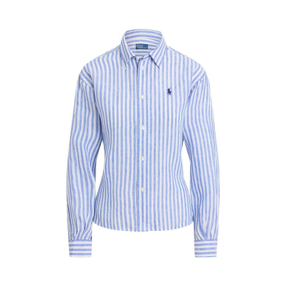 Polo Ralph Lauren เสื้อเชิ้ตผู้หญิง รุ่น WMPOSHTNDO21169 สีฟ้า — صورة 6