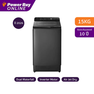 HITACHI เครื่องซักผ้าฝาบน Inverter 15 kg รุ่น LTL 15MVW0T GG