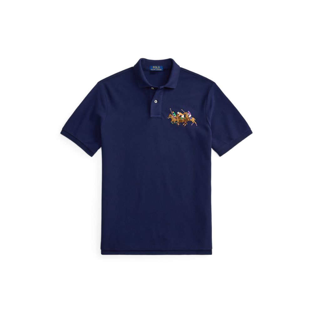 Polo Ralph Lauren เสื้อโปโลผู้ชาย รุ่น MNPOKNI1N823972 สีกรมท่า — صورة 6