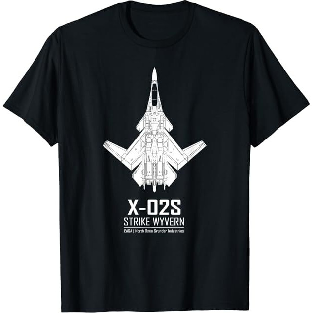 เสื้อยืดคลาสสิก Ace Combat 7 X-02S