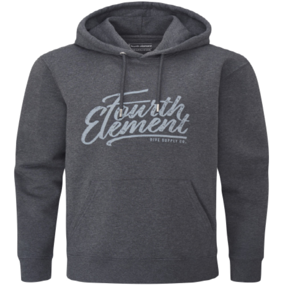 [Fourth Element] 2024 Dive Supply Hoodie Dark Heather Grey - OceanPositive Eco Diving Apparel | สุดย