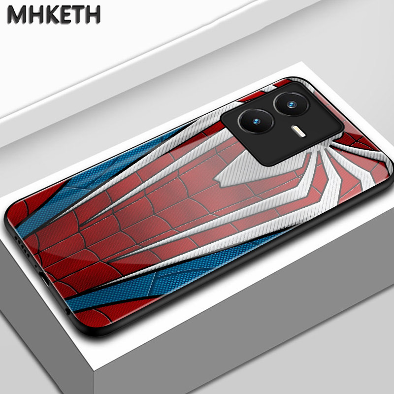 เคสสำหรับ VIVO Y22 Y22s เคสโทรศัพท์หลังกระจกสีสันสไตล์เฉพาะตัว