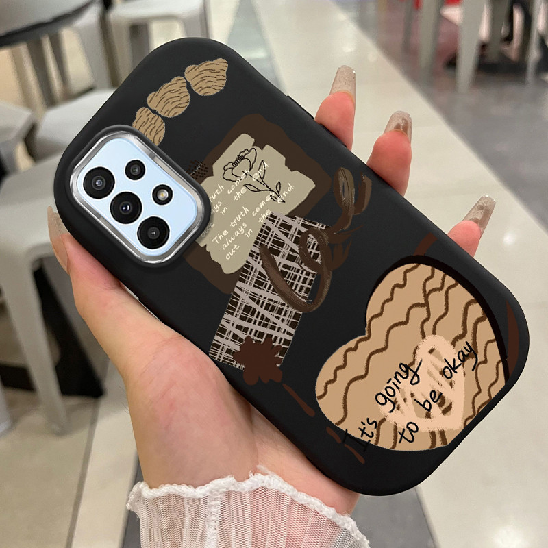 เคส ใช้ได้กับ Samsung A23 4G A23 5G เคสซิลิโคนแฟชั่น