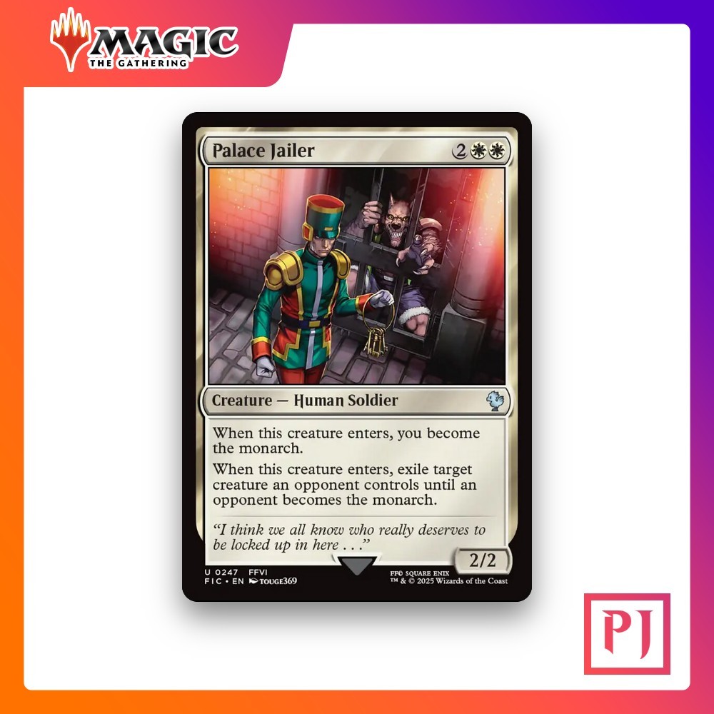 [MTG] Palace Jailer (#247) [FIC] [WHITE] [UNCOM] | Magic the Gathering