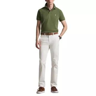 Polo Ralph Lauren เสื้อโปโลผู้ชาย รุ่น MNPOKNI1N820138 สีเขียว