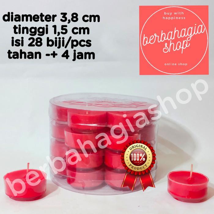 LILIN AMS - เทียนทีไลท์เนื้อหา 28 / เทียนทีไลท์ HG470