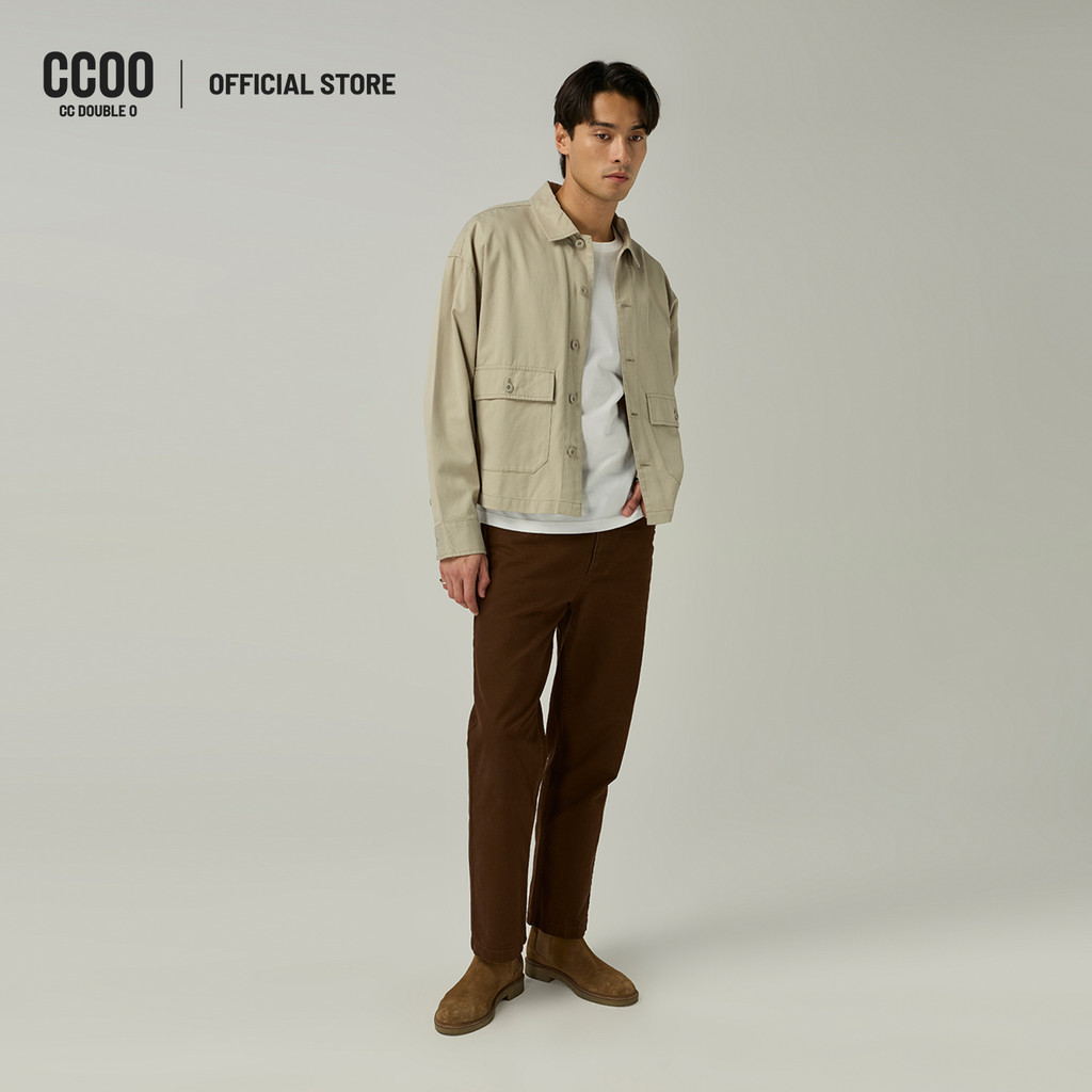 CC DOUBLE O STRAIGHT FIT WORK PANTS ผู้ชาย กางเกงเวิร์คแวร์ทรงตรง รุ่น O26SGMC029 (SS26 #C2)