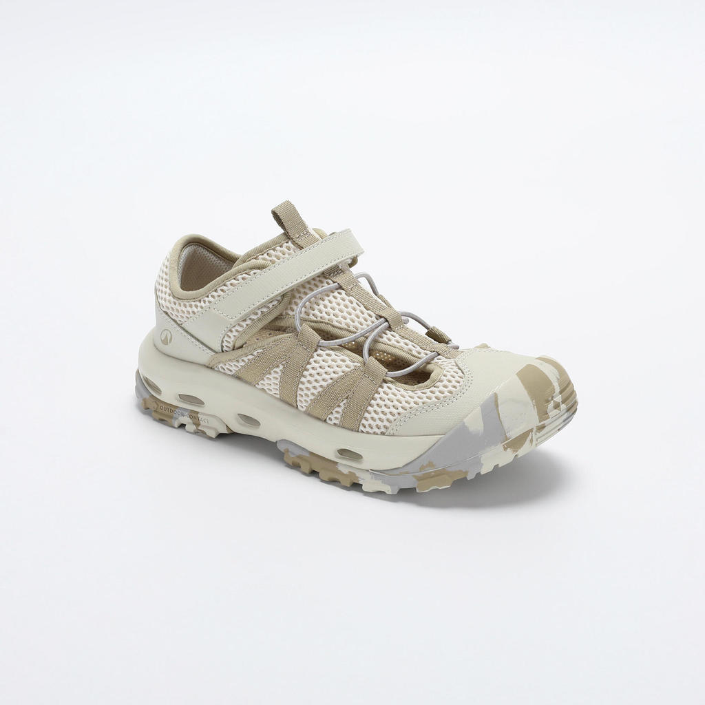 รองเท้าเดินป่าลุยน้ำรัดส้นสำหรับเด็กรุ่น MH 500 (สีเบจ) - เทาหางดาวหาง,เบจลินิน,เบจเนินทราย | KIDS’ MH 500 water hiking