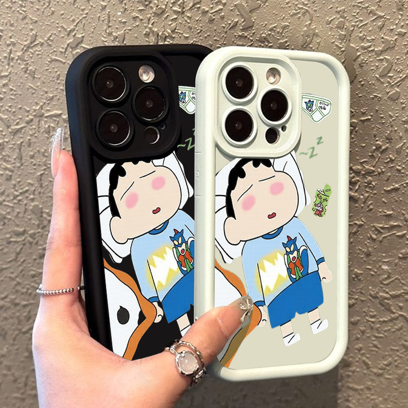 OPPO A17/A17K การ์ตูน Shin กรณีกันกระแทก A36 A38/A18 A3S/A12E A5 A3X/A3 A53/A32 A54 4G A57 A58 4G A6