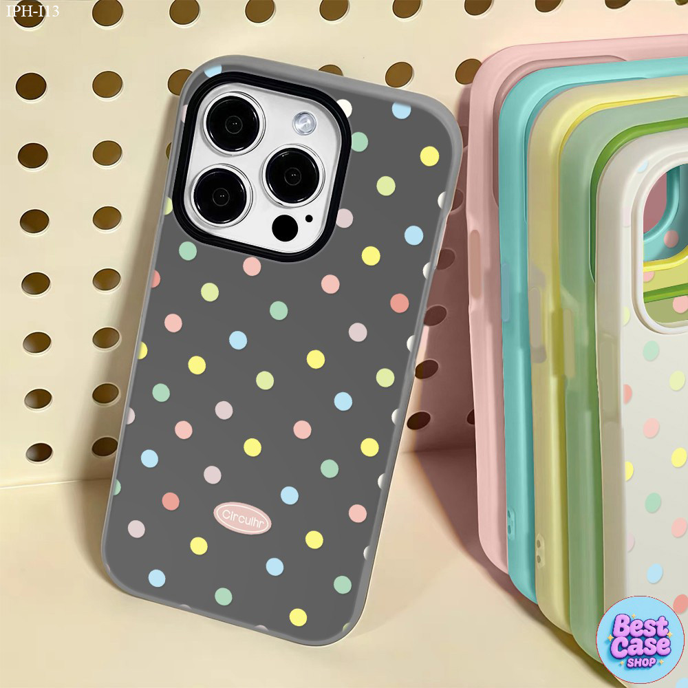 เคส 2 ใน 1 For iPhone 15 14 13 Plus Pro Max เคสโทรศัพท์ เคสไอโฟน เคสนิ่ม TPU รูปถ่าย Phone Case GD