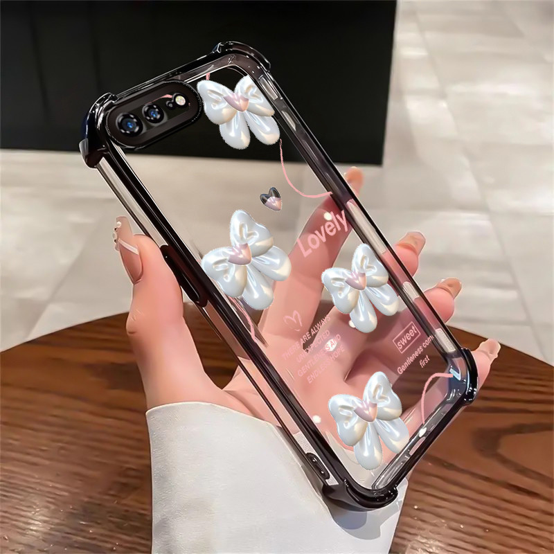 เคสสำหรับ iPhone 7 Plus 8 Plus X Xs Max Xr เคสโทรศัพท์โปร่งใสซอฟต์เชลล์