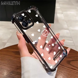 MHKETH เคสสำหรับ VIVO V25 5G V25 Pro 5G V25E X80 Lite 5G เคสโทรศัพท์แบบใสชุบขอบมีแอร์แบ็กกันตกทั้งสี่มุม