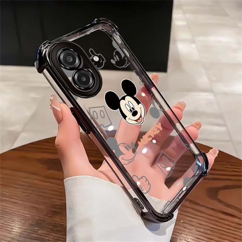 เคสสำหรับ Samsung A07 M07 F07 F70E 5G M17E 5G เคสโทรศัพท์โปร่งใสซิลิโคนหนูน่ารักป้องกันการตกซอฟต์เชลล์กันกระแทก