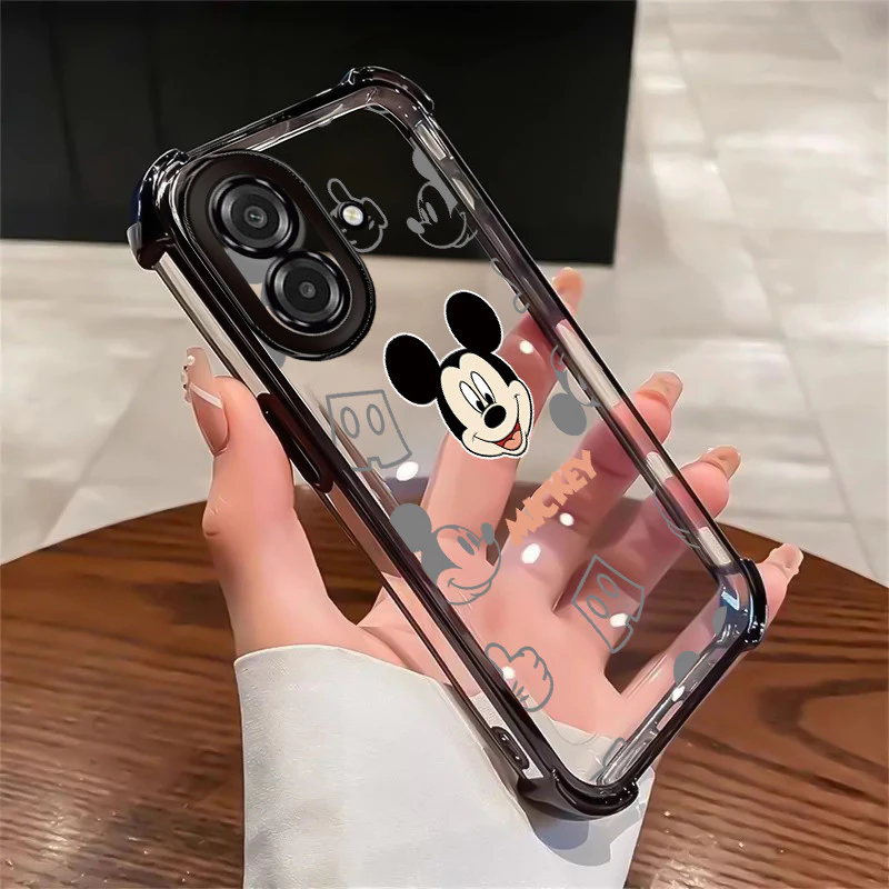 เคสสำหรับ Samsung A07 M07 F07 F70E 5G M17E 5G เคสโทรศัพท์โปร่งใสซิลิโคนหนูน่ารักป้องกันการตกซอฟต์เชลล์กันกระแทก