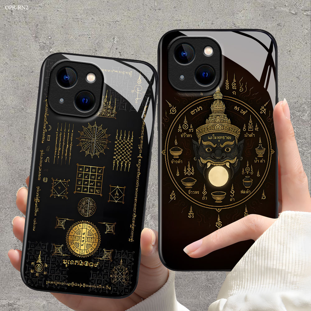เคส For OPPO Reno 8 8Z 8T 7 7Z 6 6Z 5 4 4Z 2 2F Pro 4G 5G เคสโทรศัพท์ เคสมือถือ เคสออปโป้ เคสแข็ง Phone Glass Case BLK
