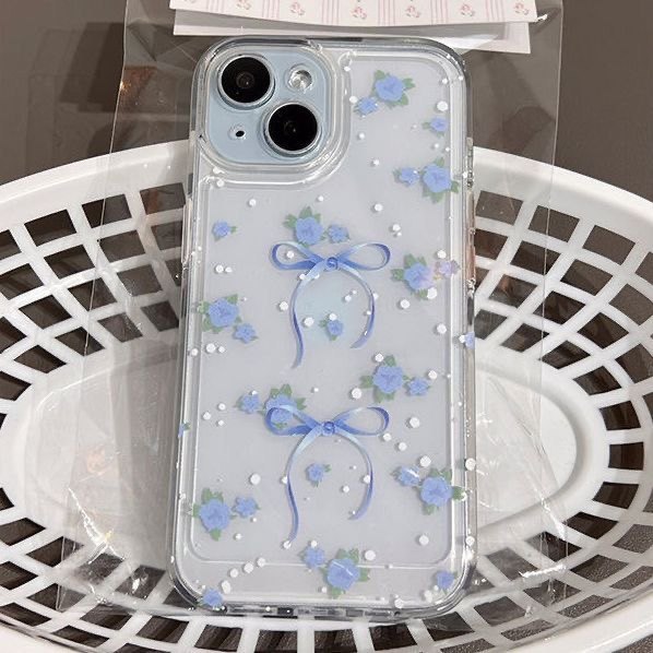 Girl Dot Bow Flower Small Case Xiaomi X8 Pro Max C81 15T Pro C85 C65 C71 C75 X7 Pro 5G F7 Ultra X5 X