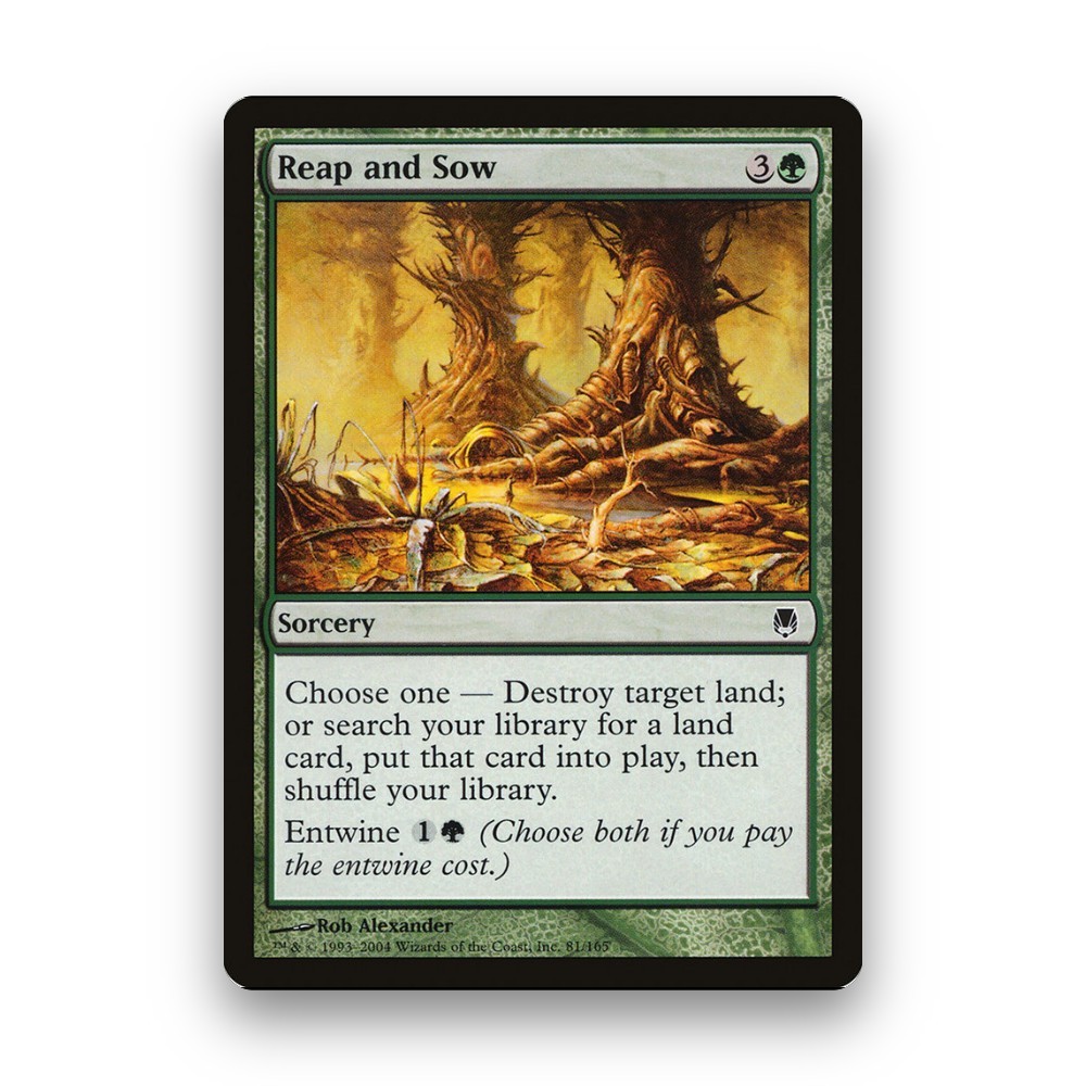[MTG] Reap and Sow (#81) [DST] [GREEN] [COMMON] | Magic the Gathering