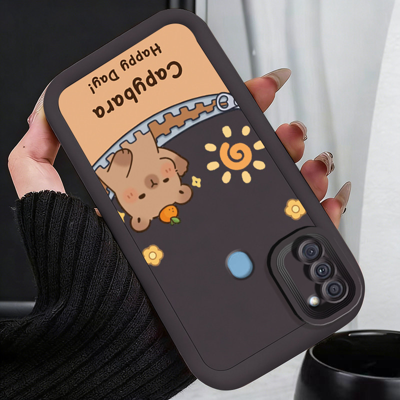 เคสสำหรับ Samsung A11 M11 เคสโทรศัพท์บุคลิกคาปิบาร่าน่ารักแพนด้าซิลิโคนซอฟต์เชลล์กันกระแทก