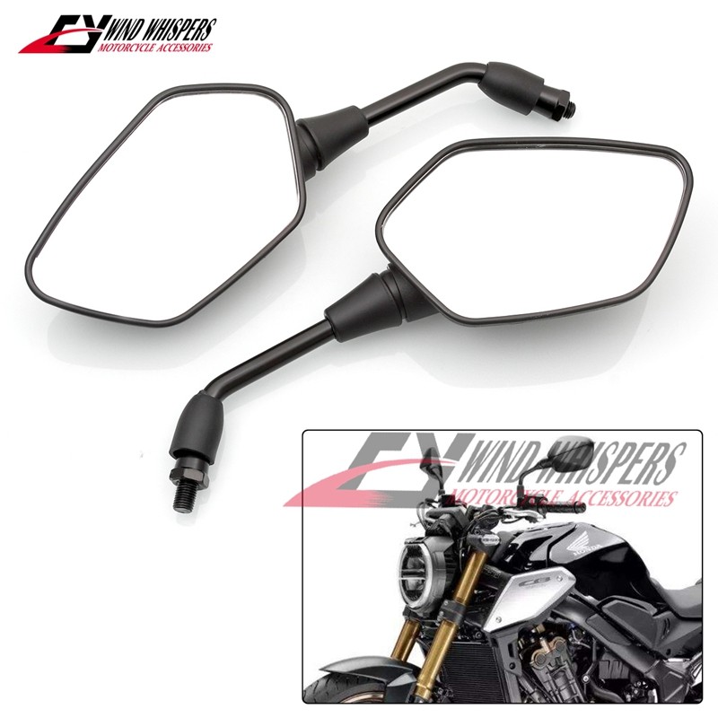 2X10mm กระจกมองหลังรถจักรยานยนต์สําหรับ Honda CB 300 F CB300F CB 400 XF CB400X CB400F CB500X CB500F 