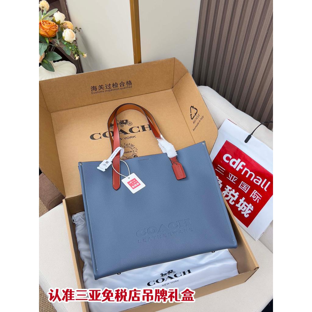 Thailand COACH Tote Bag Daily Dating Messenger Bag Mini Classy Square Bag Shopping High-End Shoulder