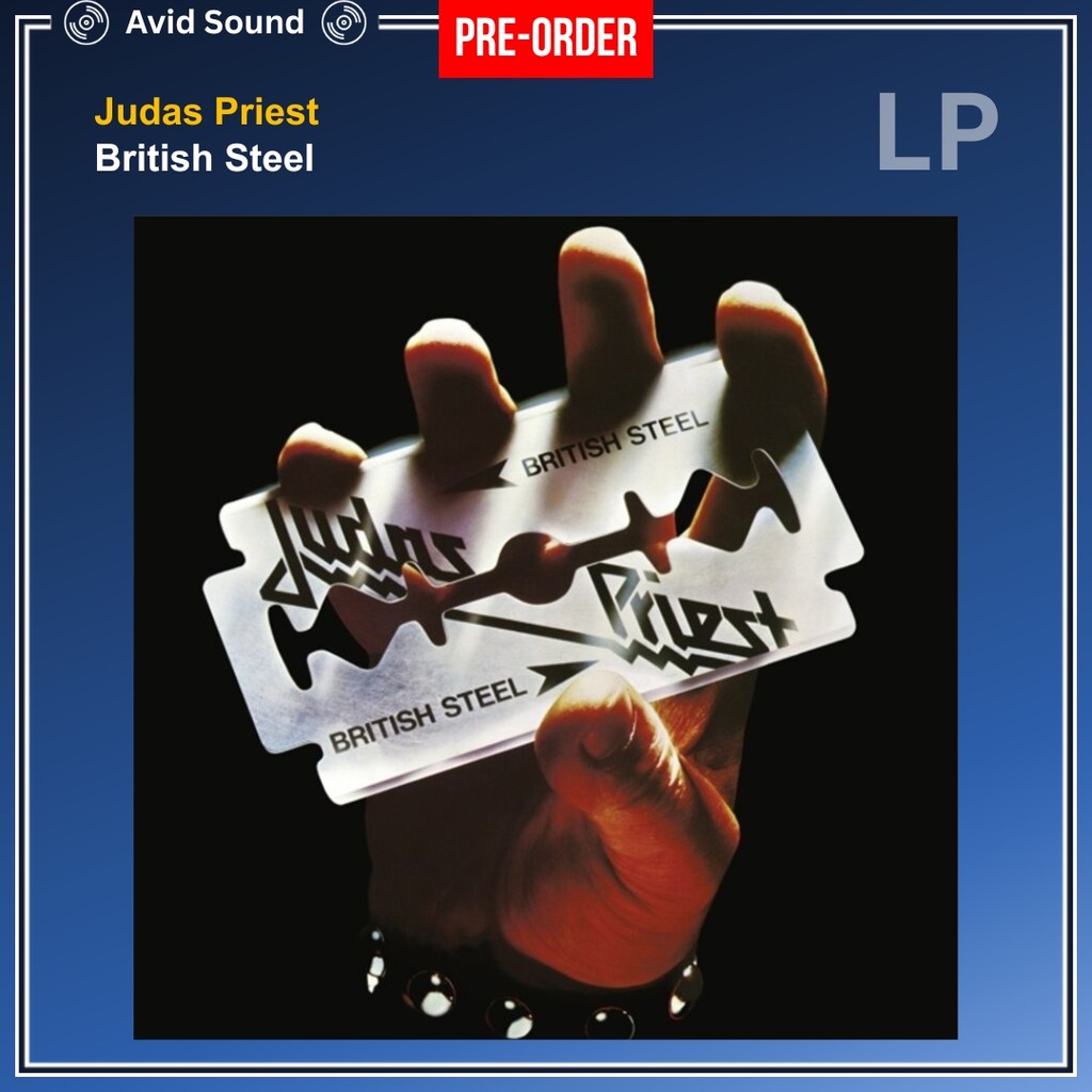 Pre-Order แผ่นเสียง Judas Priest British Steel ใหม่ ซีล Judas Priest Vinyl LP