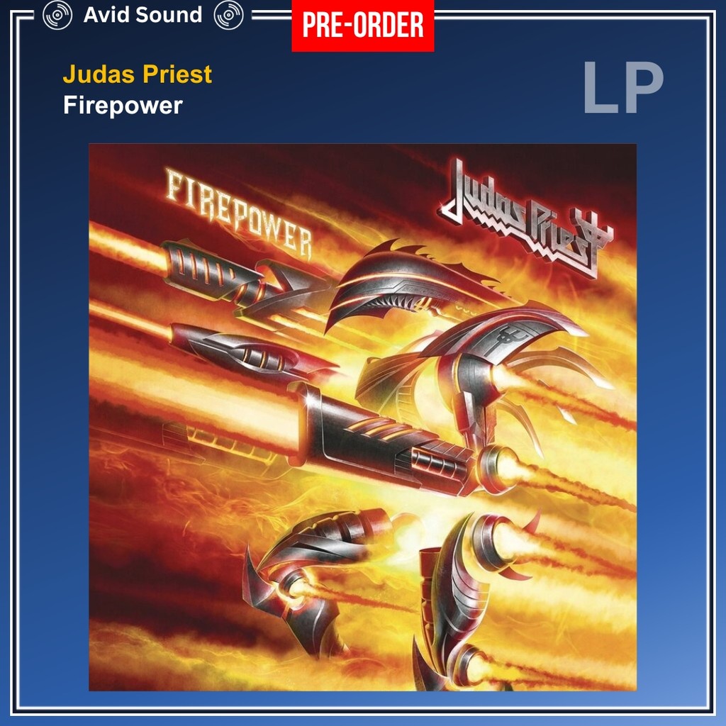 Pre-Order แผ่นเสียง Judas Priest Firepower ใหม่ ซีล Judas Priest Vinyl LP