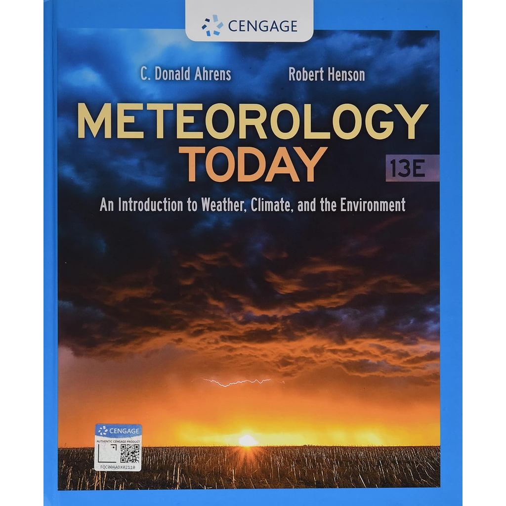 Chulabook|c321|หนังสือ|METEOROLOGY TODAY: AN INTRODUCTION TO WEATHER, CLIMATE, AND THE ENVIRONMENT (