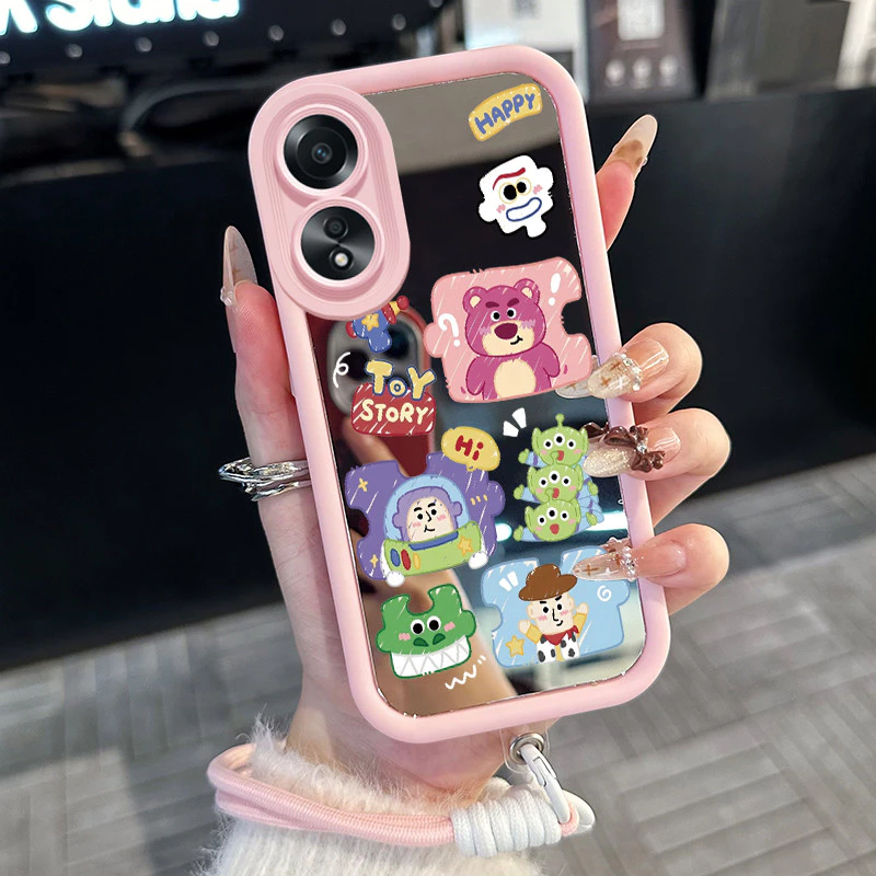 เคสลายการ์ตูนสัตว์ สำหรับ OPPO A58 5G/A58X 5G/A58 4G/A78 4G/A78 5G/A1X 5G/A2X 5G/A98 5G/A1 5G/F23 5G thumbnail 4