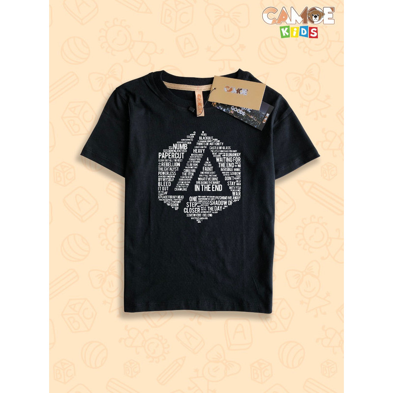 KIDS เสื้อยืด Music Linkin Park Song Title Logo
