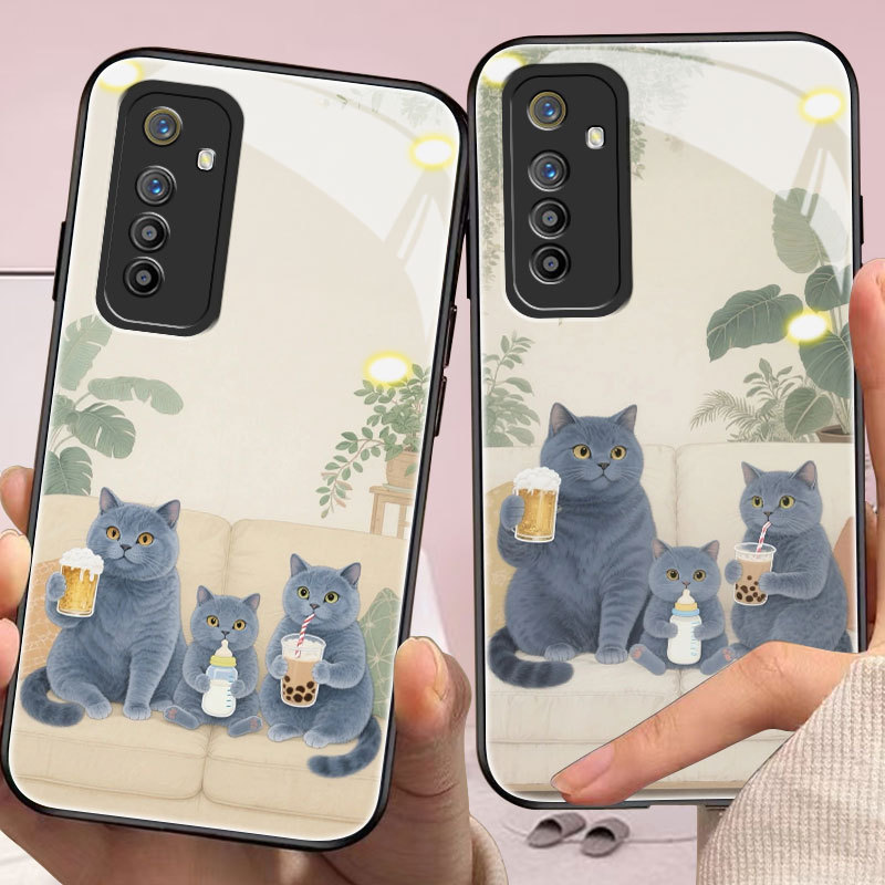 เคสน่ารักสําหรับ oppo realme xt,x7,x50/pro,c2/s,c3,c11,c12,c15,c17,c20/a,c21/c25/y,c75,c31,c55,c30,c