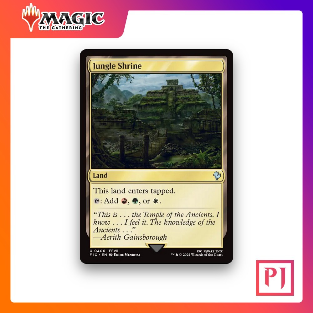 [MTG] Jungle Shrine (#406) [FIC] [LAND] [UNCOM] | Magic the Gathering