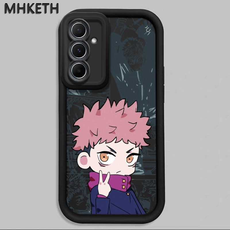 MHKETH เคสสำหรับ Samsung A55 5G A35 5G เคสโทรศัพท์ซิลิโคนการ์ตูนQน่ารัก