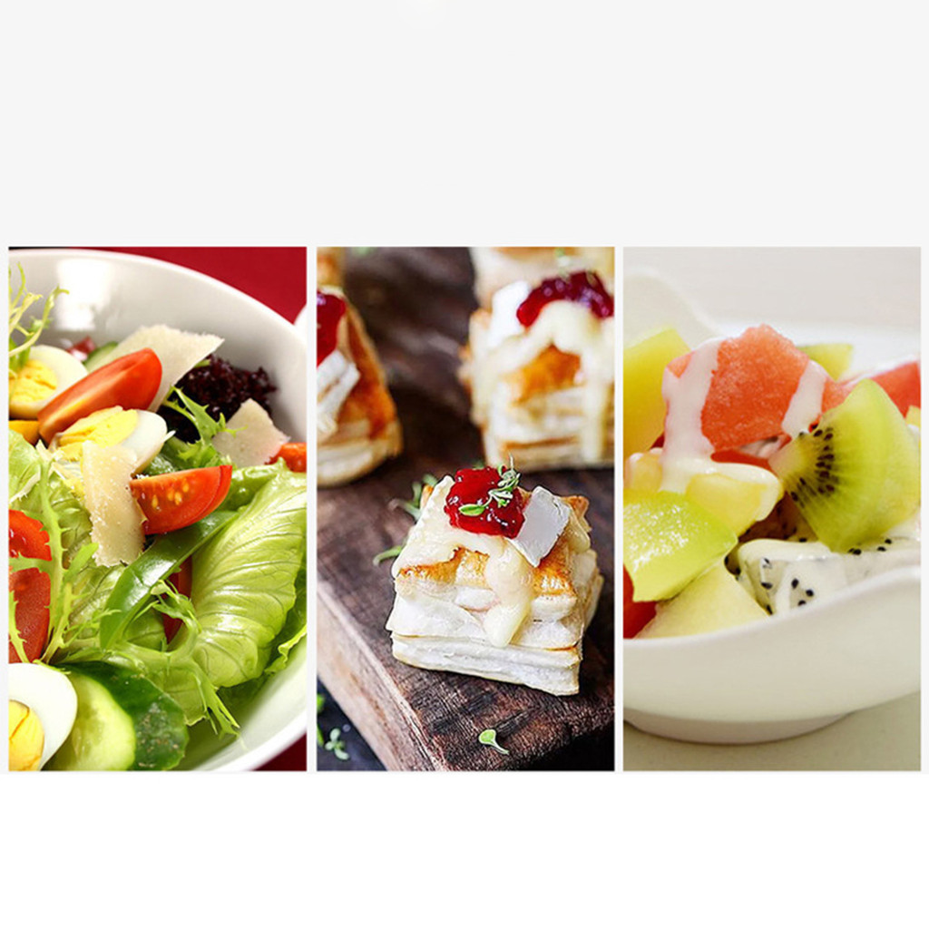 ขนมหวาน 8PC สีสันสดใสสําหรับสแตนเลสส้อมส้อมเค้กครัวน้ําแข็ง,Dining & Bar