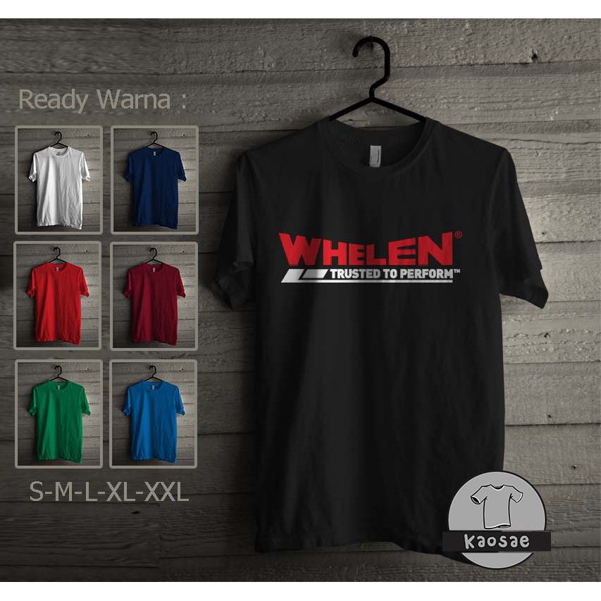 เสื้อยืด Whelen TrustedToPerform เสื้อยืด Distro