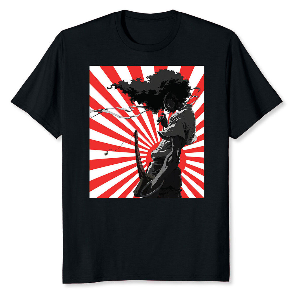 Newsest แฟชั่น Afro Samurai Essential Design ของขวัญไอเดียเสื้อยืดพรีเมี่ยม