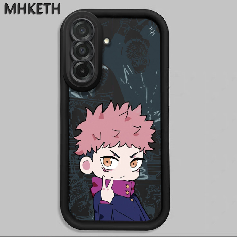 MHKETH เคสสำหรับ Samsung A26 A36 A56 A37 5G เคสโทรศัพท์ซิลิโคนการ์ตูนQน่ารัก