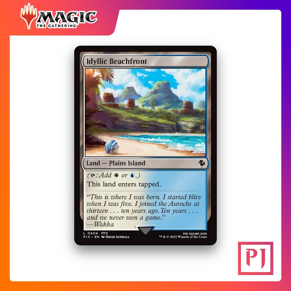 [MTG] Idyllic Beachfront (#404) [FIC] [LAND] [COMMON] | Magic the Gathering